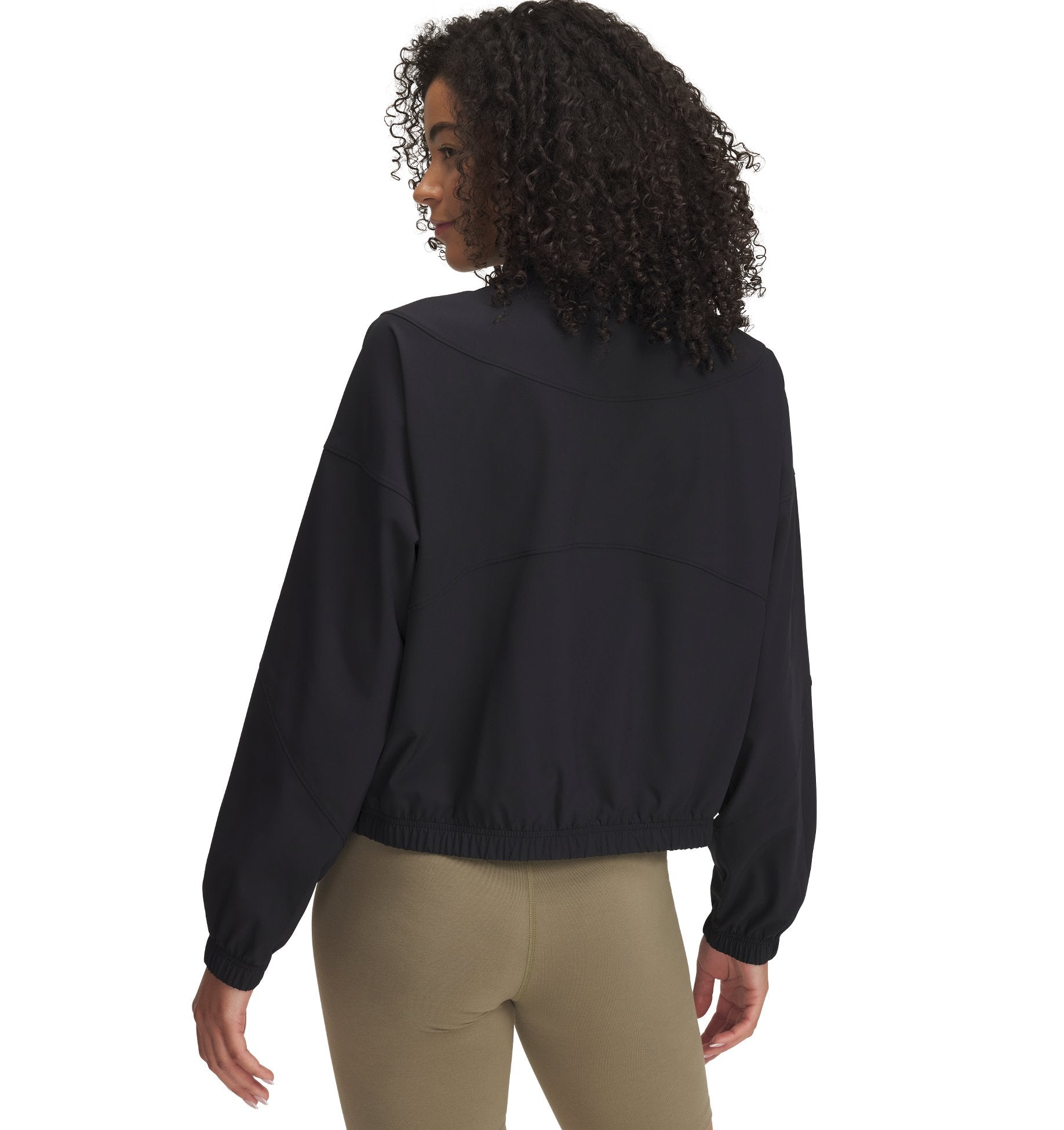 UNDER ARMOUR UA RIVAL WOVEN JACKET 348 SILICA GREEN Freizeitpullover UNDER ARMOUR