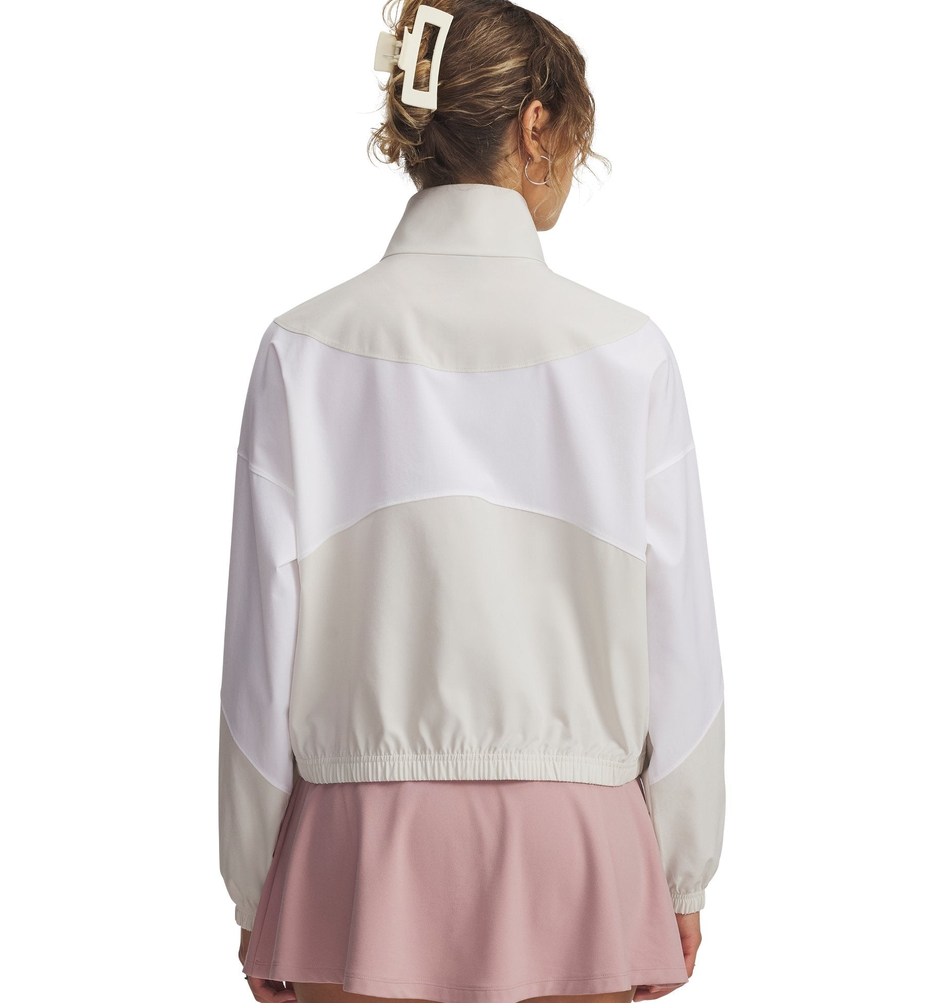 UNDER ARMOUR UA RIVAL WOVEN JACKET 348 SILICA GREEN Freizeitpullover UNDER ARMOUR