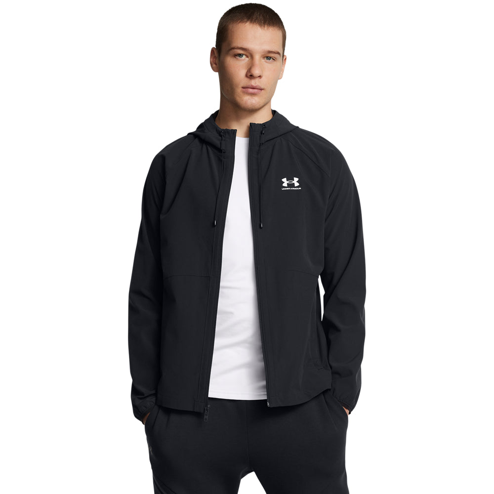 UNDER ARMOUR UA STRETCH WVN WINDBREAKEREU 001 BLACK UNDER ARMOUR