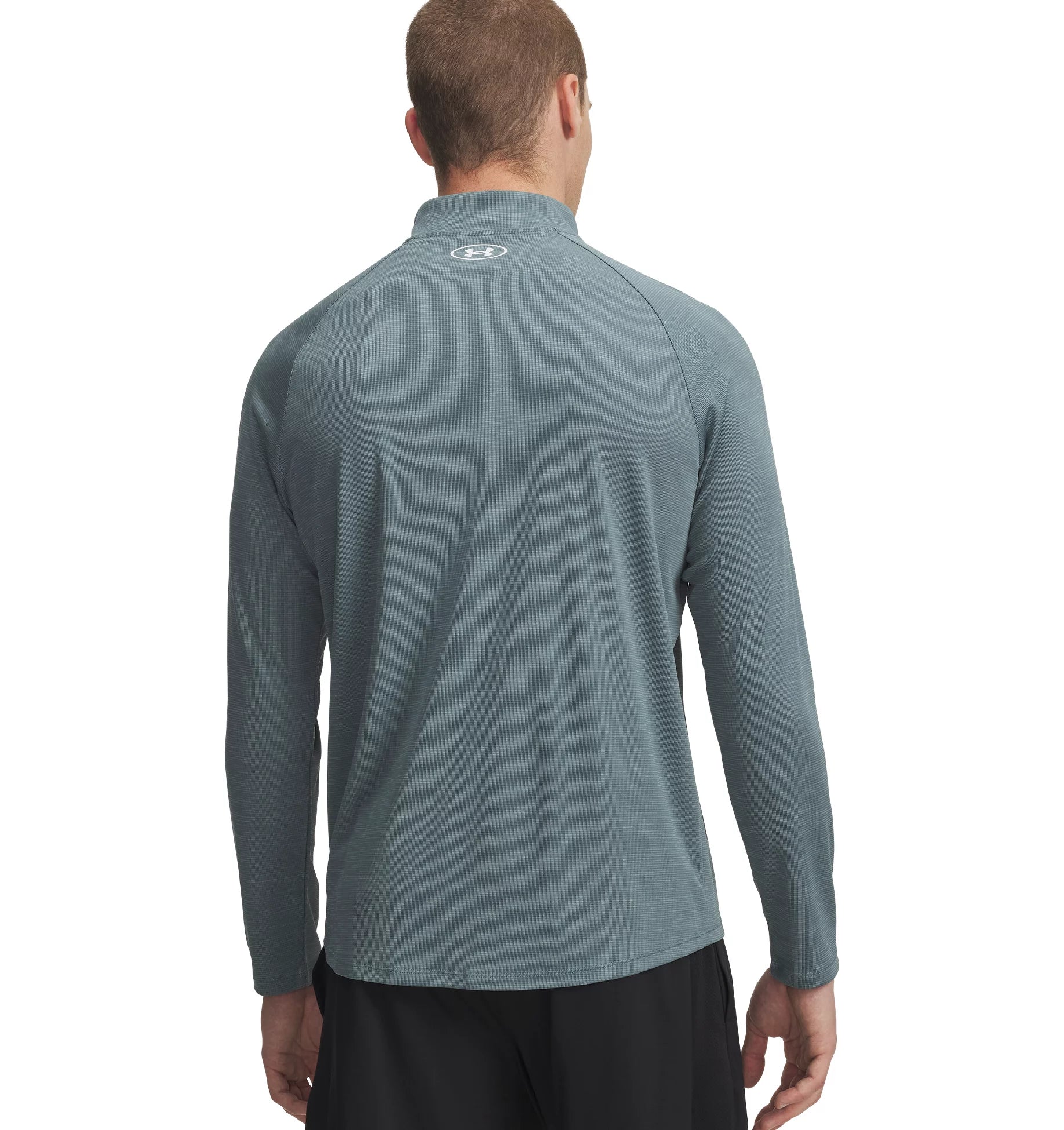 UNDER ARMOUR UA TECH TEXTURED 1/2 ZIP 452 ETHER BLUE Trainingsjacken UNDER ARMOUR