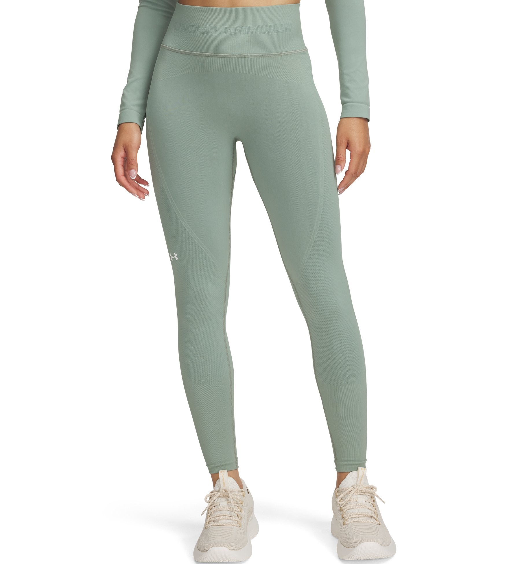 UNDER ARMOUR UA VANISH SEAMLESS LEGGING 348 SILICA GREEN Trainingshosen & Jogginghosen UNDER ARMOUR 348 SILICA GREEN XS
