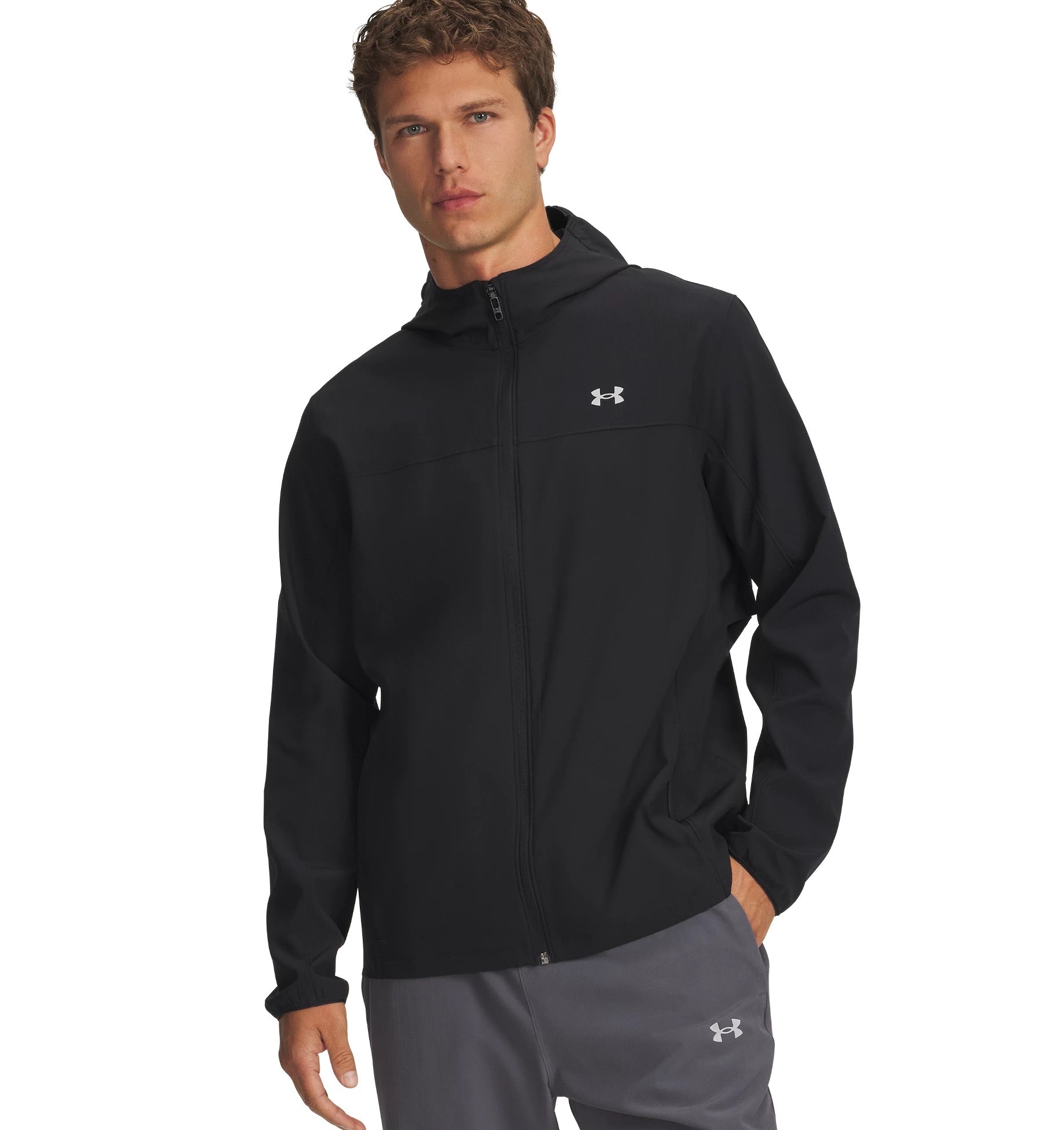 UNDER ARMOUR UA VELOCITI PRO STORM JACKET Laufjacken UNDER ARMOUR 001 BLACK FADE HEATHER S