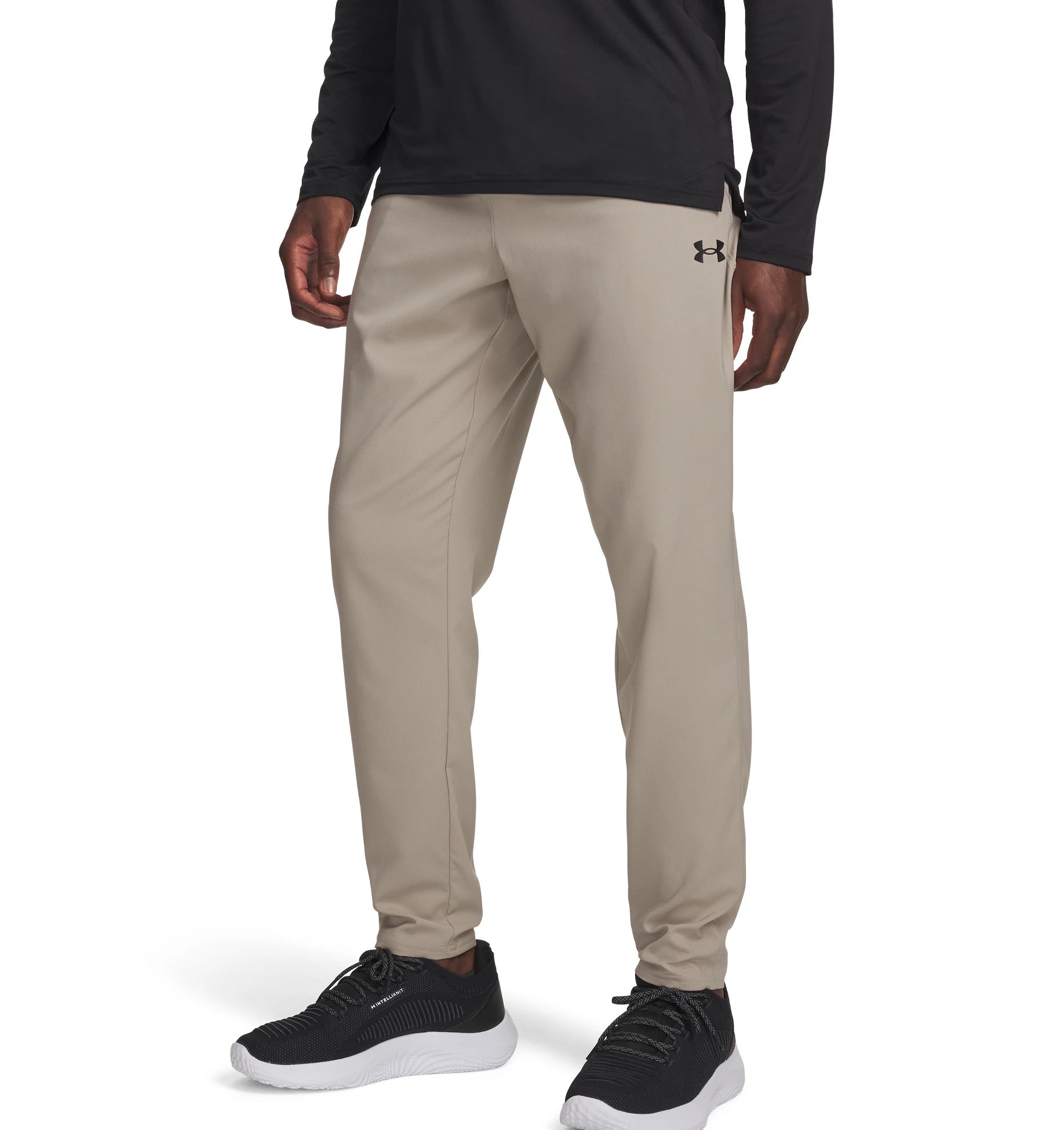 UNDER ARMOUR VANISH TRAINING PANT Trainingshosen & Jogginghosen UNDER ARMOUR TIMBERWOLF TAUPE LIGHT HTHR S