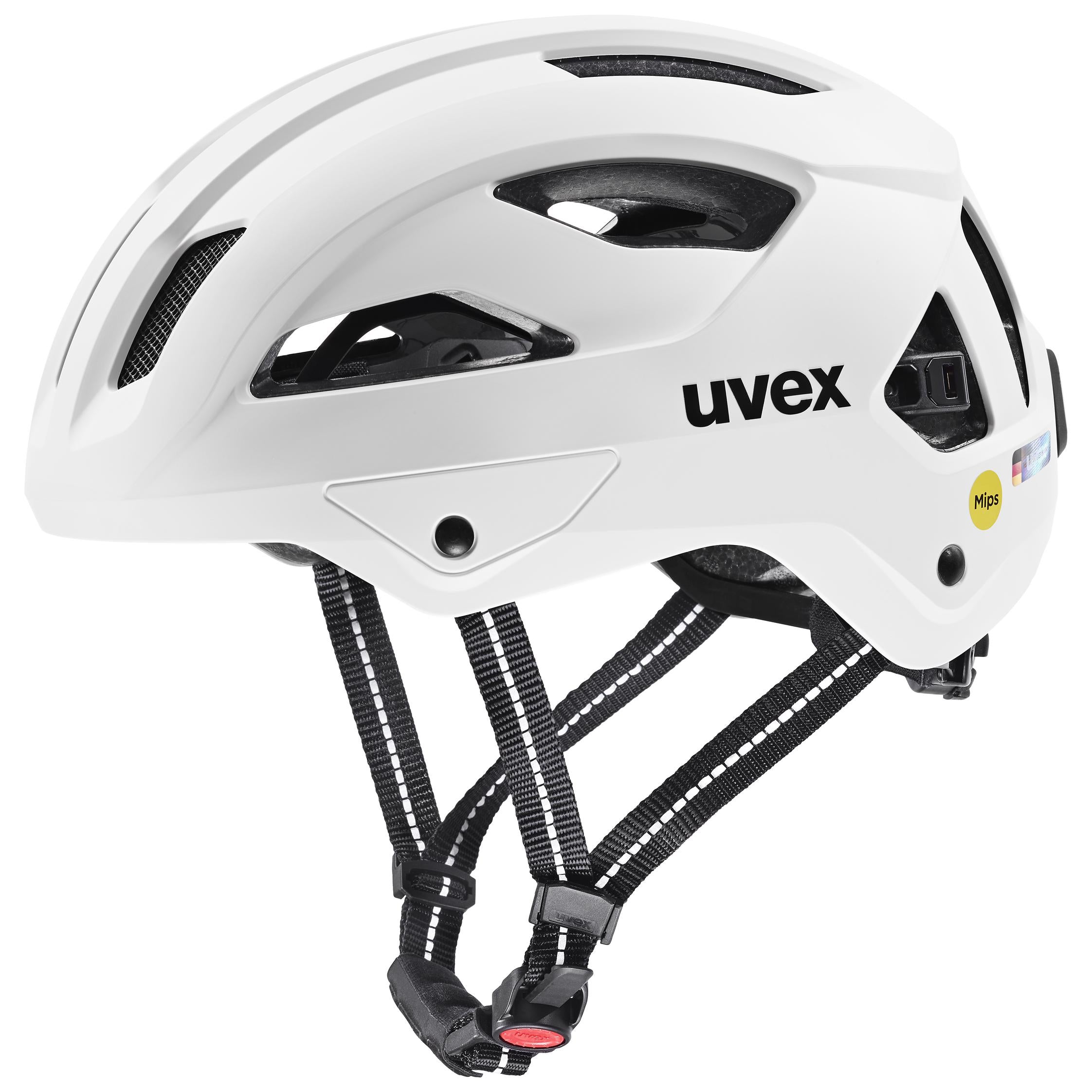 UVEX uvex city stride MIPS Hiplok Fahrradhelme & Schoner UVEX white matt 53
