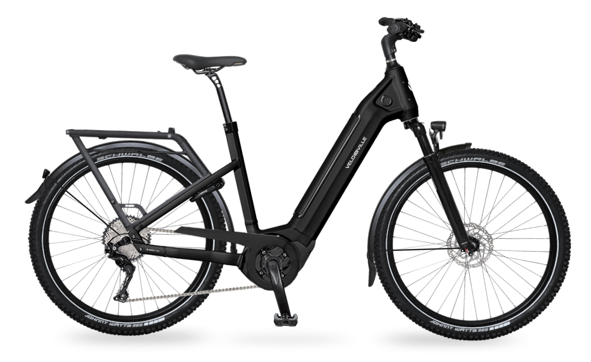 Velo de Ville SEB 890 27,5'' 10 Gg Shimano Cues E-Mountainbike VELO DE VILLE Deep Black matt 48