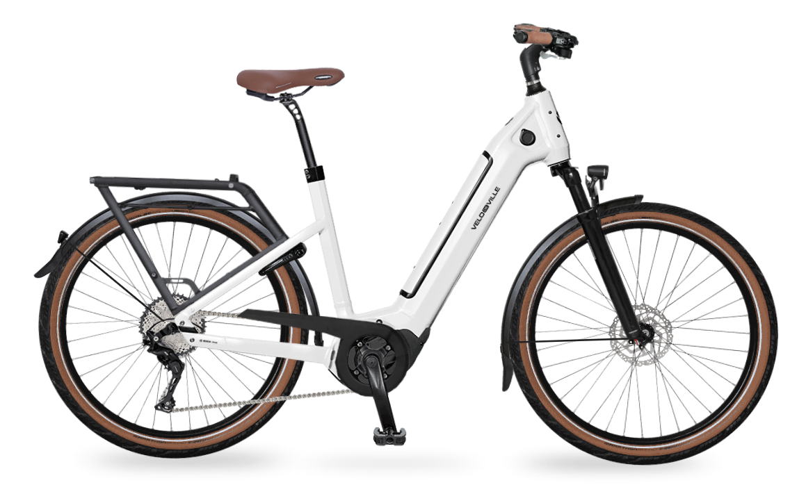 Velo de Ville SEB 890 27,5'' 10 Gg Shimano Cues E-Mountainbike VELO DE VILLE Pure White glanz 45