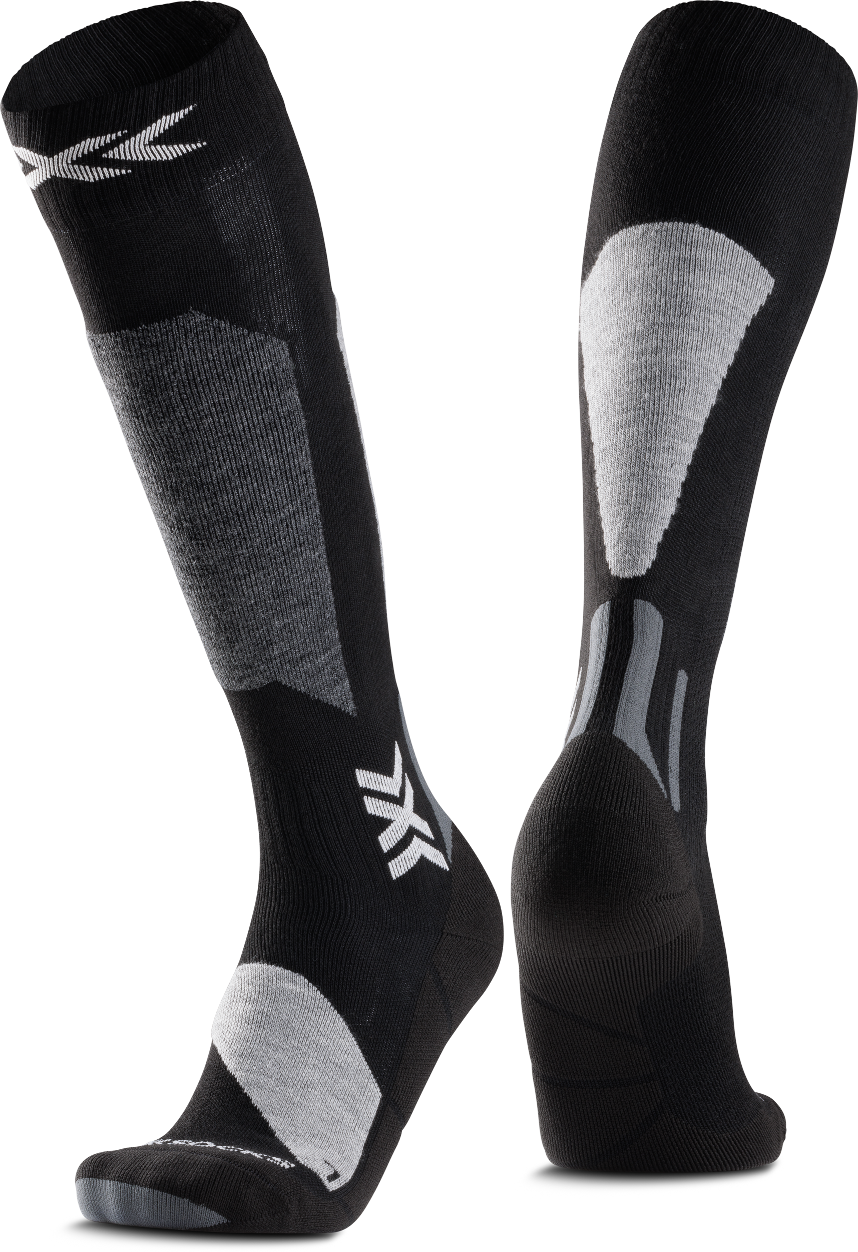 X-SOCKS Over The Calf B121 X BLACK/LIGHT GREY Skisocken X-SOCKS B121 X BLACK/LIGHT GREY 36-38