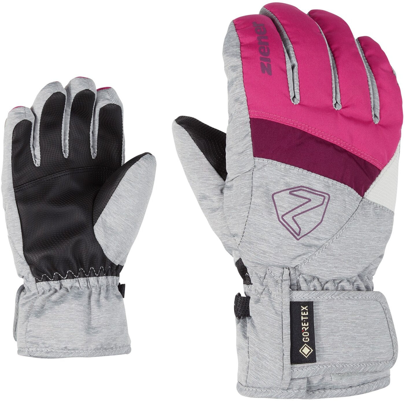 ZIENER LEIF GTX glove junior Ski- & Snowboardhandschuhe ZIENER 766823 pop pink/light melange 4.5