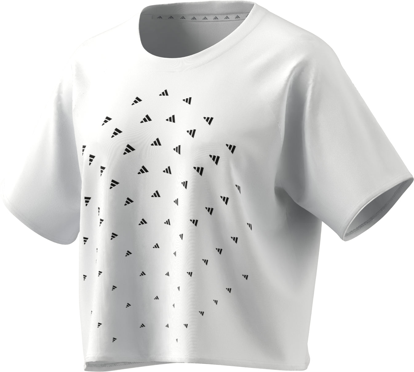 ADIDAS BLUV TEE Damen Trainingsshirts ADIDAS WHITE XS