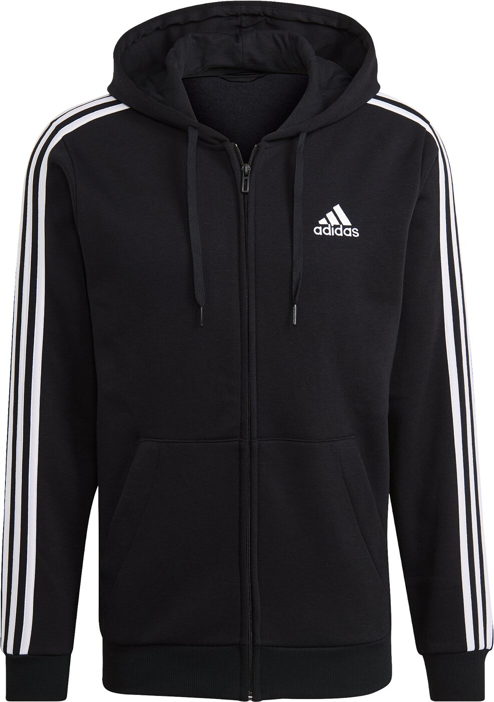 ADIDAS M 3S FL FZ HD Trainingsjacke Herren Trainingsjacken ADIDAS BLACK S