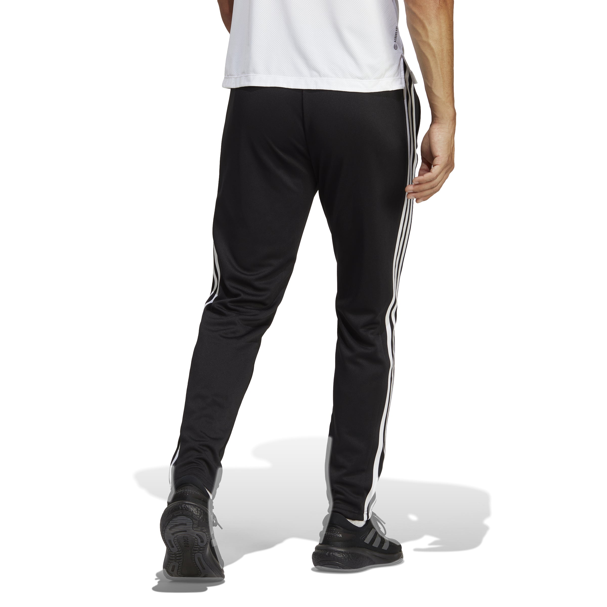 ADIDAS TR-ES BASE 3PT Herren Trainingshose Jogger Trainingshosen & Jogginghosen ADIDAS BLACK/WHITE S