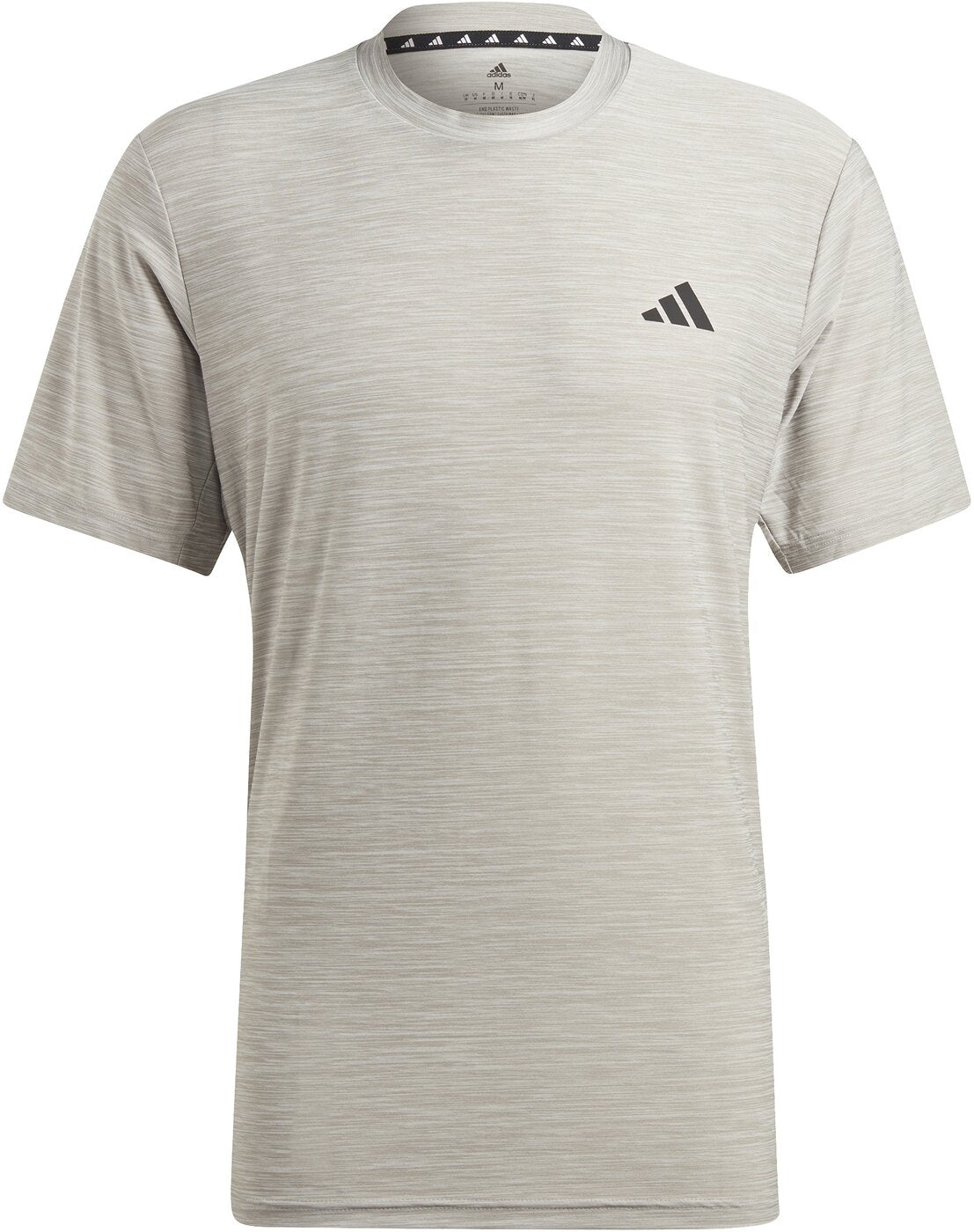 ADIDAS TR-ES STRETCH T T-Shirt Herren Trainingsshirts ADIDAS MGSOGR/WHITE/BLACK S