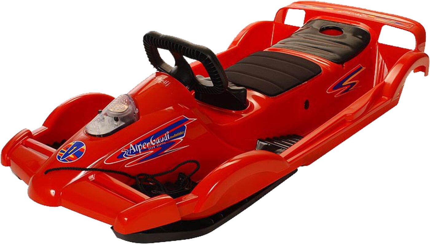 ALPENGAUDI Ski-Bob Alpen Double Race Schlitten & Bobs ALPENGAUDI ROT -
