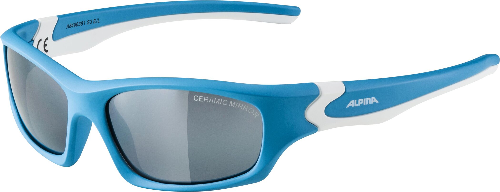 ALPINA Herren Flexxy Fahrradbrillen ALPINA cyan-white -