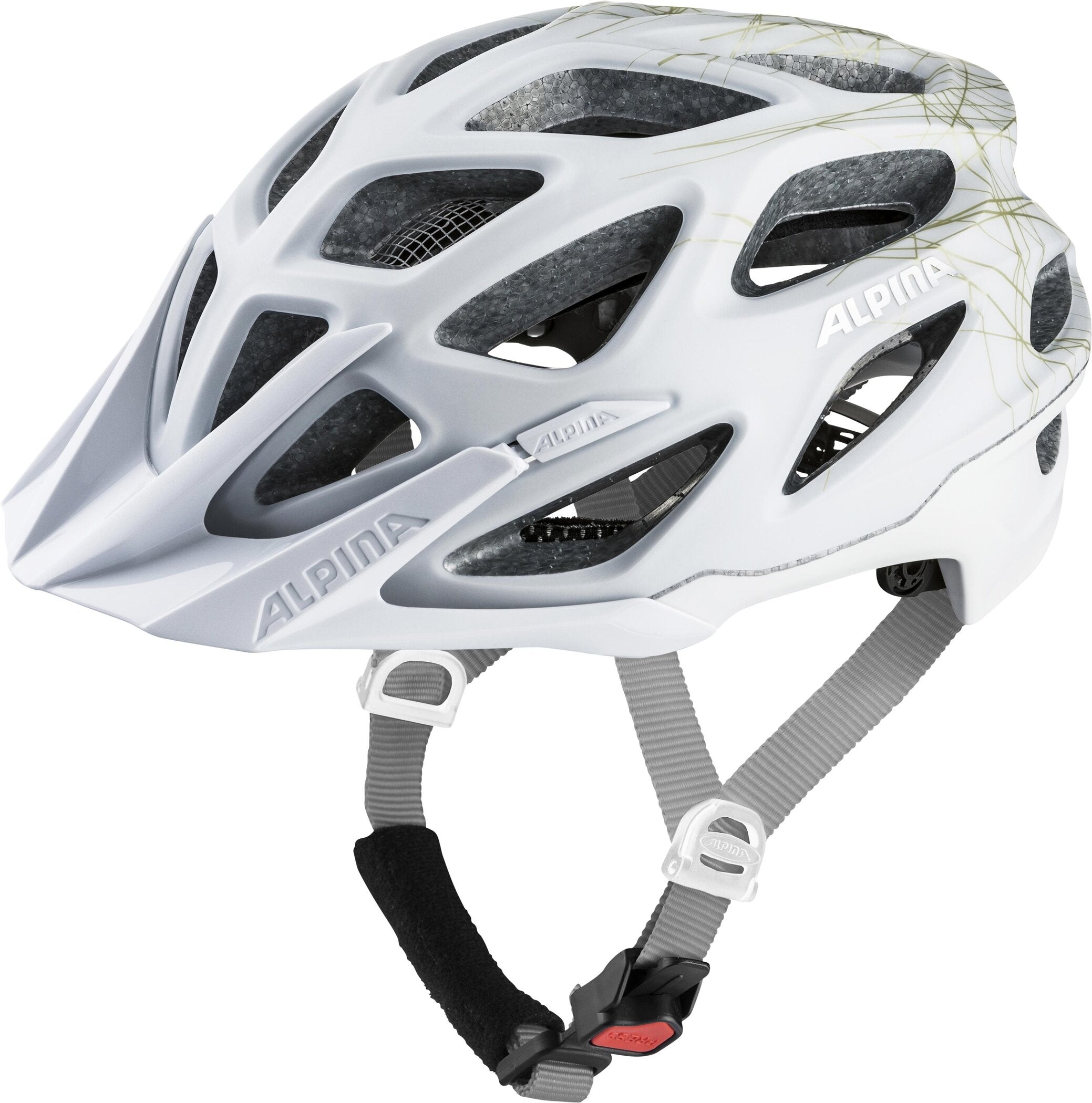 ALPINA Fahrradhelm "Mythos 3.0" Fahrradhelme & Schoner ALPINA 13 white-prosecco matt 52