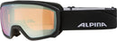 ALPINA Kinder Skibrille "Scarabeo JR. HM" Skibrillen ALPINA black matt -