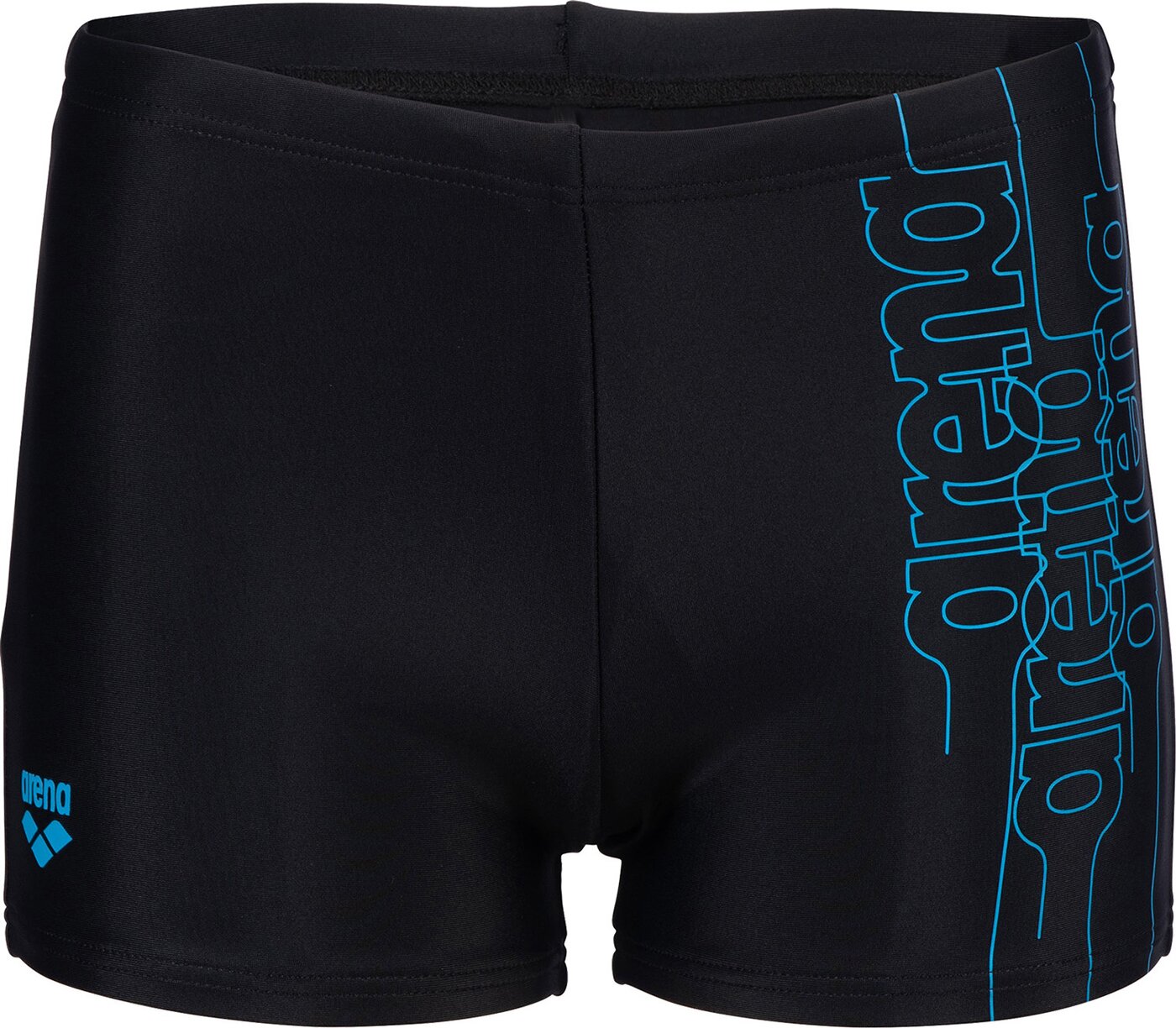 ARENA BOY'S SWIM SHORT GRAPHIC Badehose ARENA BLACK-TURQUOISE 128