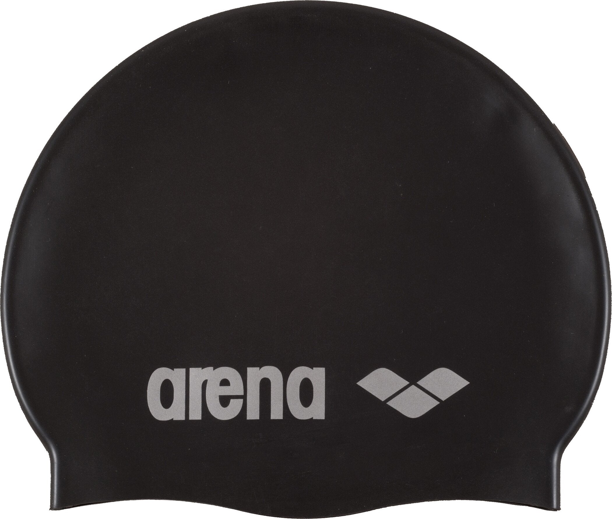 ARENA Unisex Badekappe Classic Silikon Badekappe ARENA 55 BLACK SILVER -