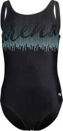 ARENA GIRLS' SWIMSUIT U BACK GRAPHIC Badeanzug ARENA BLACK 116
