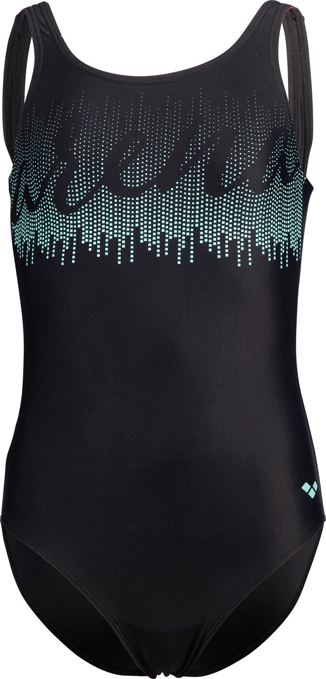 ARENA GIRLS' SWIMSUIT U BACK GRAPHIC Badeanzug ARENA BLACK 116