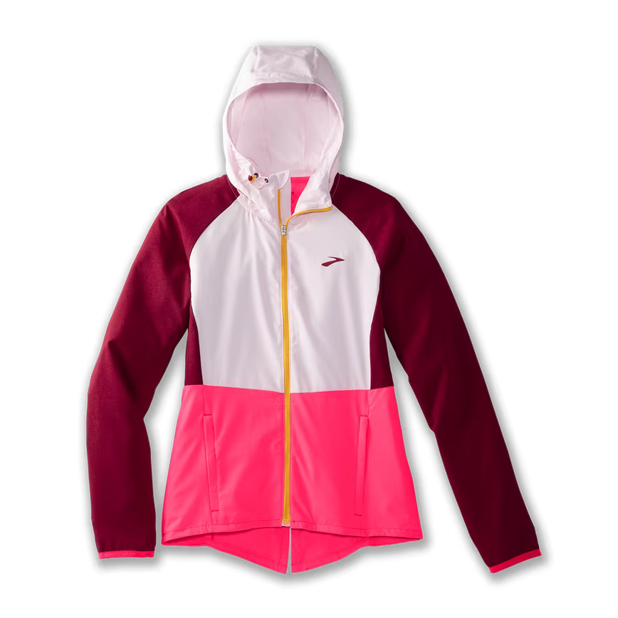 BROOKS Canopy Jacket Damen Laufjacken BROOKS Razzmatazz/Quartz/Hyper Pi S