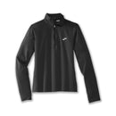 BROOKS Dash 1/2 Zip 2.0 Laufshirts BROOKS Htr Black S