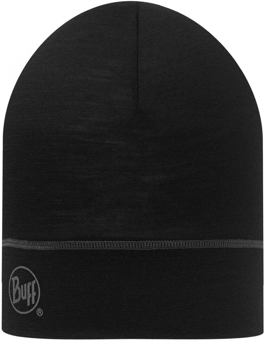 BUFF Herren LIGHTWEIGHT MERINO WOOL Mütze SOLID Mützen BUFF BLACK -