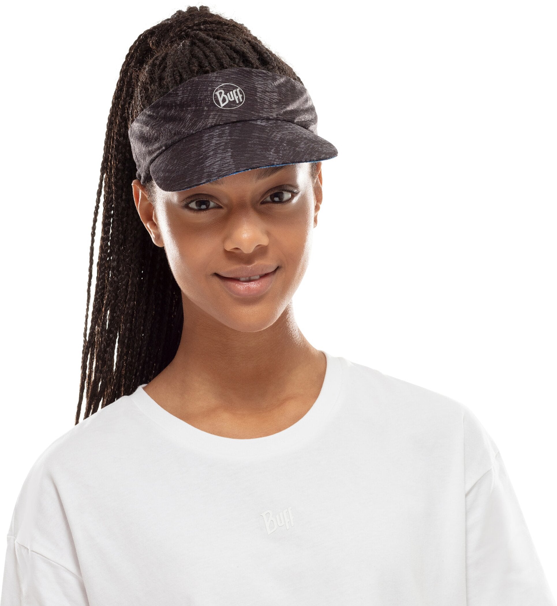 BUFF Herren PACK RUN VISOR RUSH GRAPHITE Caps BUFF