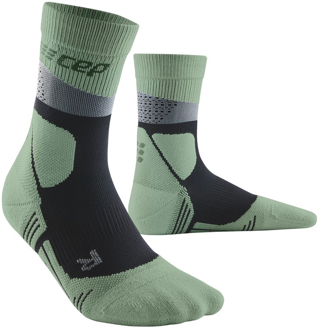 CEP CEP max cushion socks, hiking, mid Wandersocken CEP grey/mint III