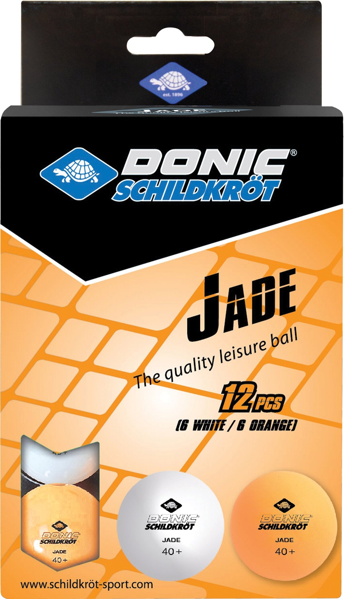 DONIC SCHILDKRÖT TT-BALL, 1T-TRAINING 40 MM, 12 Tischtennis DONIC SCHILDKRÖT Keine Farbe -