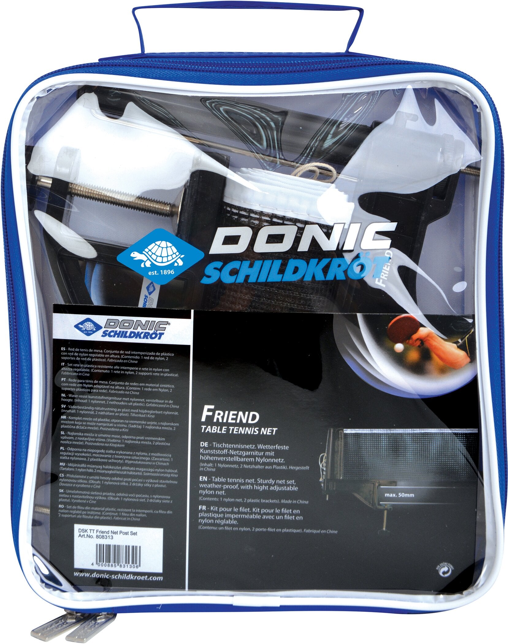 DONIC SCHILDKRÖT TT-Netzgarnitur FRIEND wetterfest Tischtennis DONIC SCHILDKRÖT