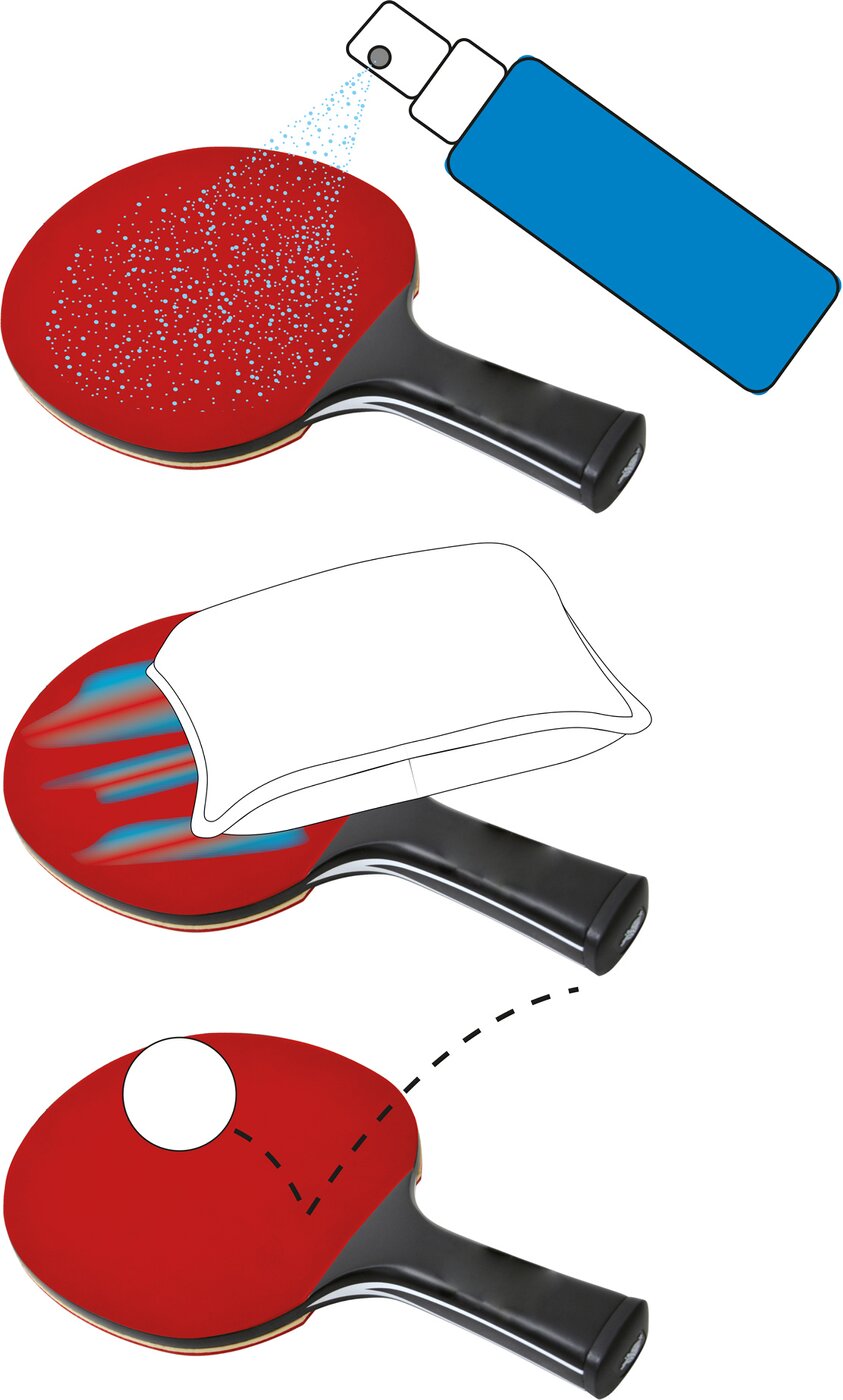 DONIC SCHILDKRÖT TT-ZUBEHÖR BELAGREINIGUNGSSET, DONIC SCHILDKRÖT