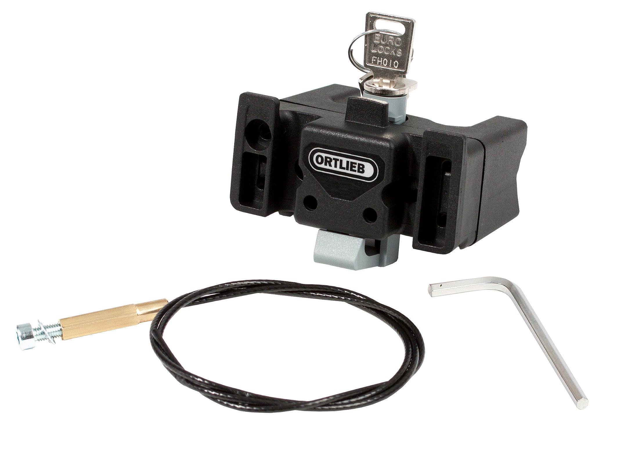 Ortlieb Handelbar Mounting-Set w. Lock Fahrradzubehör Ortlieb - -