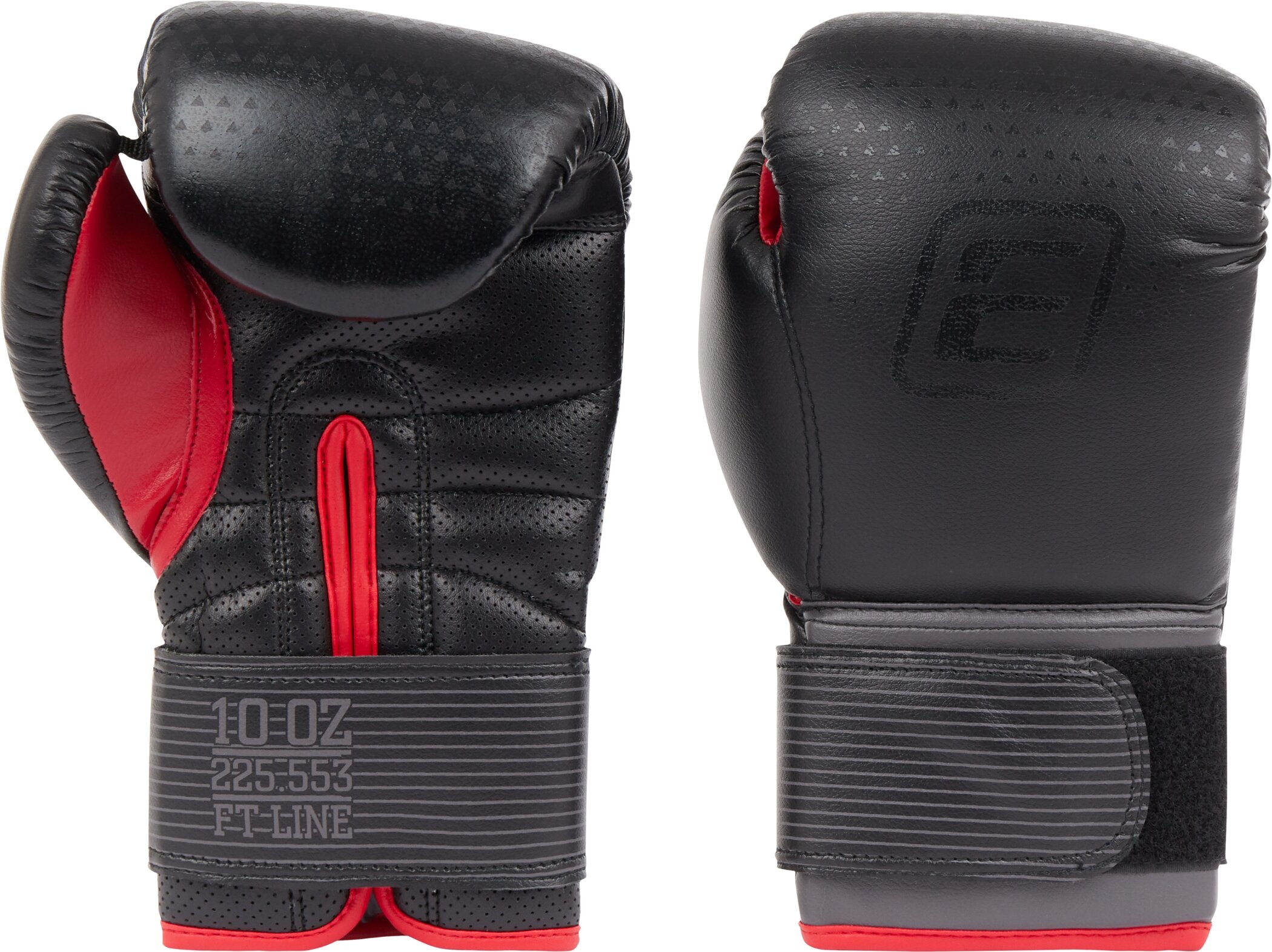 ENERGETICS Boxhandschuhe PU FT Fitness Kleingeräte & Zubehör ENERGETICS BLACK/ GREY/ RED 10