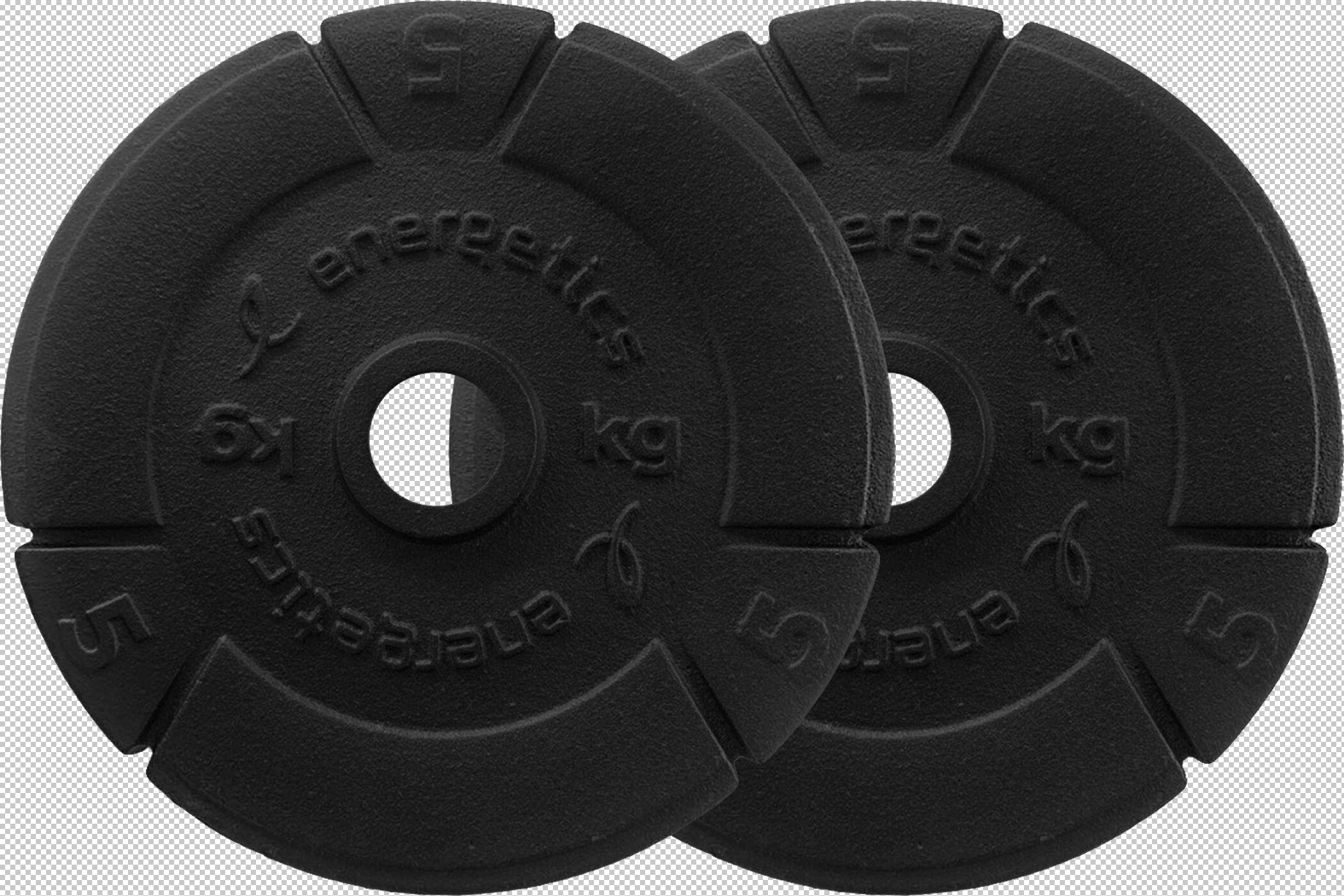 ENERGETICS Hantelscheiben 2,5kg - 10 kg Fitness Kleingeräte & Zubehör ENERGETICS SCHWARZ 2X0,5