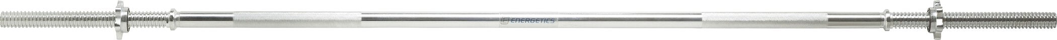 ENERGETICS Langh-Stange Long Bar 180cm Sc Fitness Kleingeräte & Zubehör ENERGETICS CHROME/CHROME -