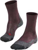 FALKE ess Damen Socken FALKE TK2 Melange Wandersocken FALKE 8546 winetasting 39-40