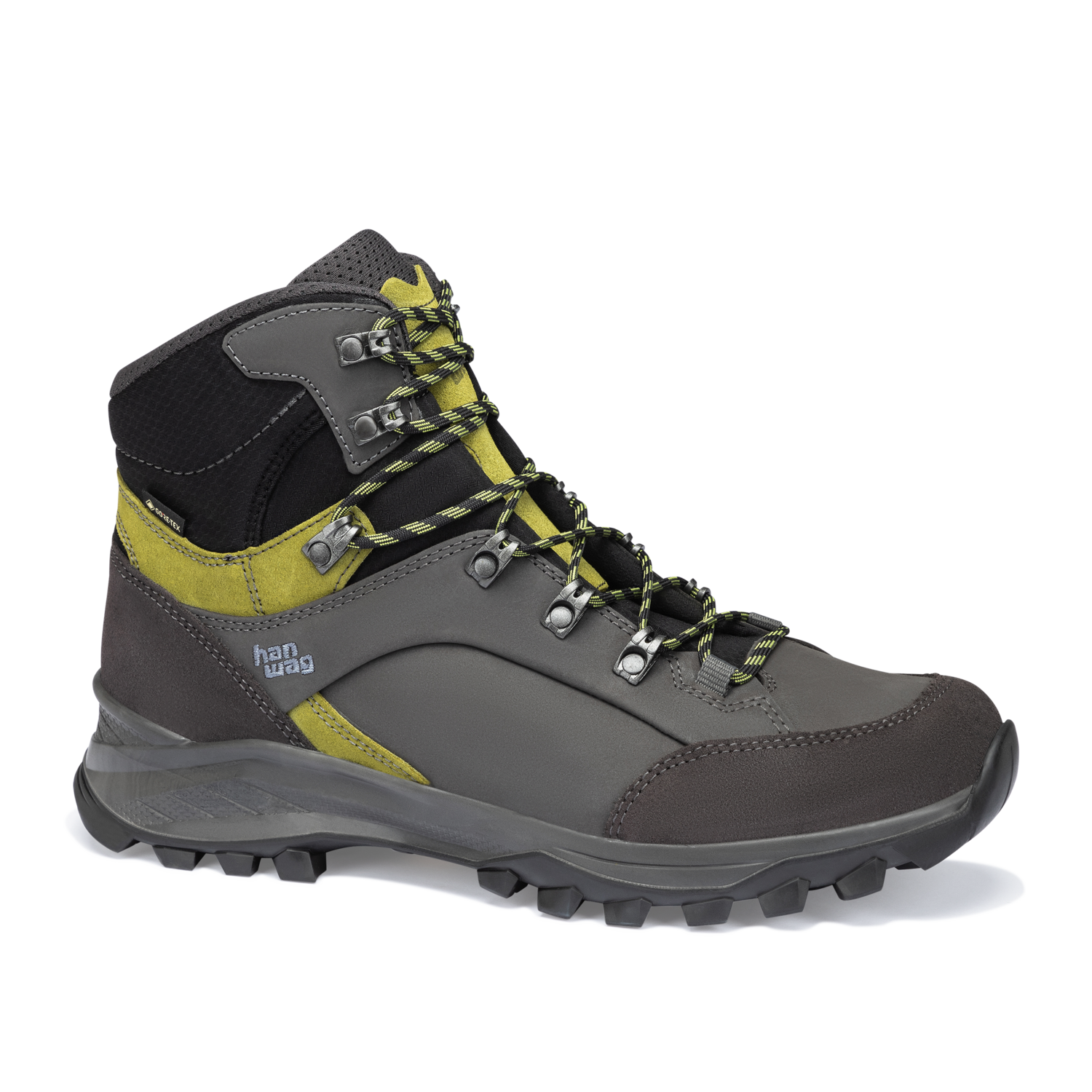 HANWAG Banks GTX Multifunktionsschuhe HANWAG 620 Asphalt/Green 41.5