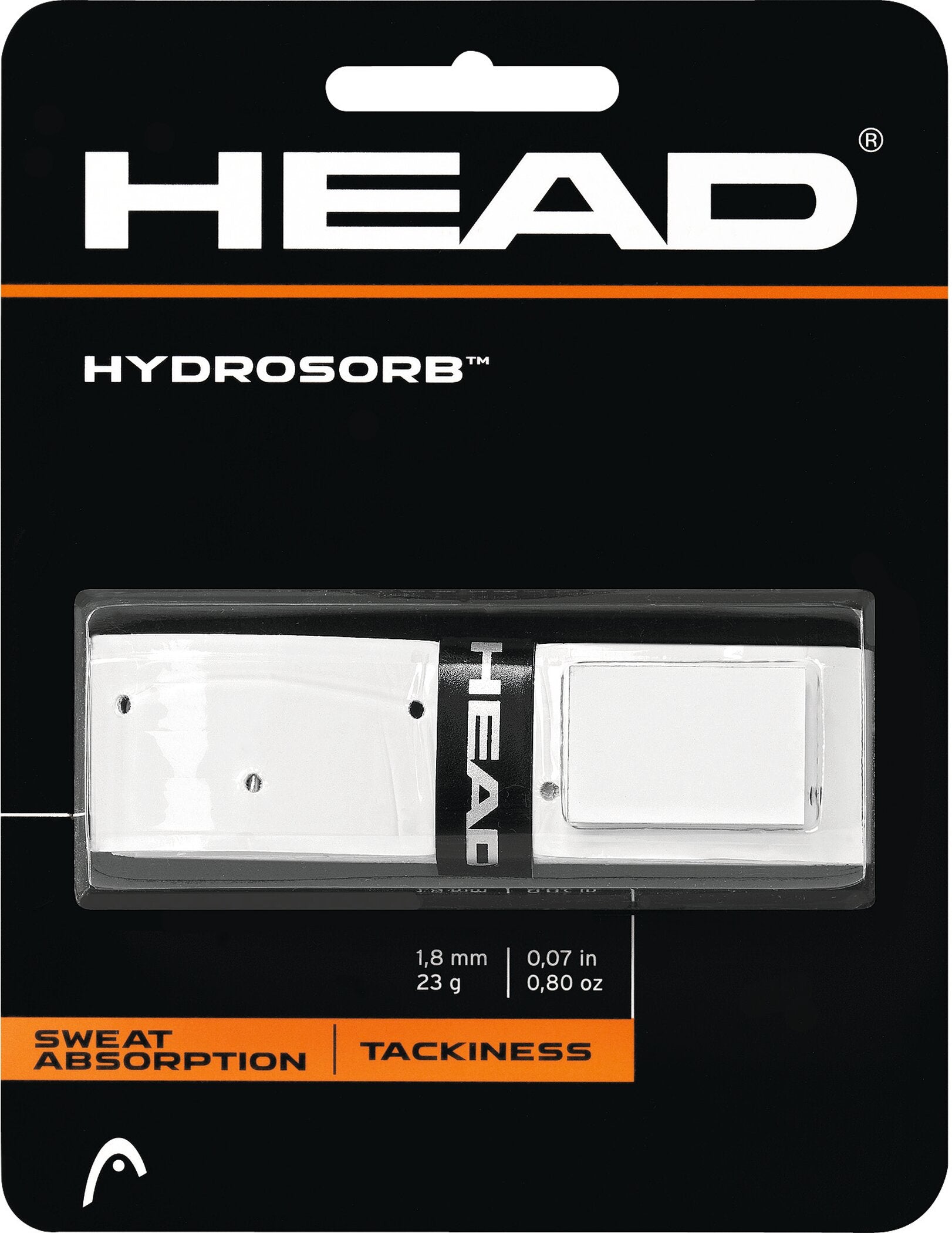 HEAD Griffband HydroSorb Grip (Basisband) Tenniszubehör HEAD WHBK white/black -