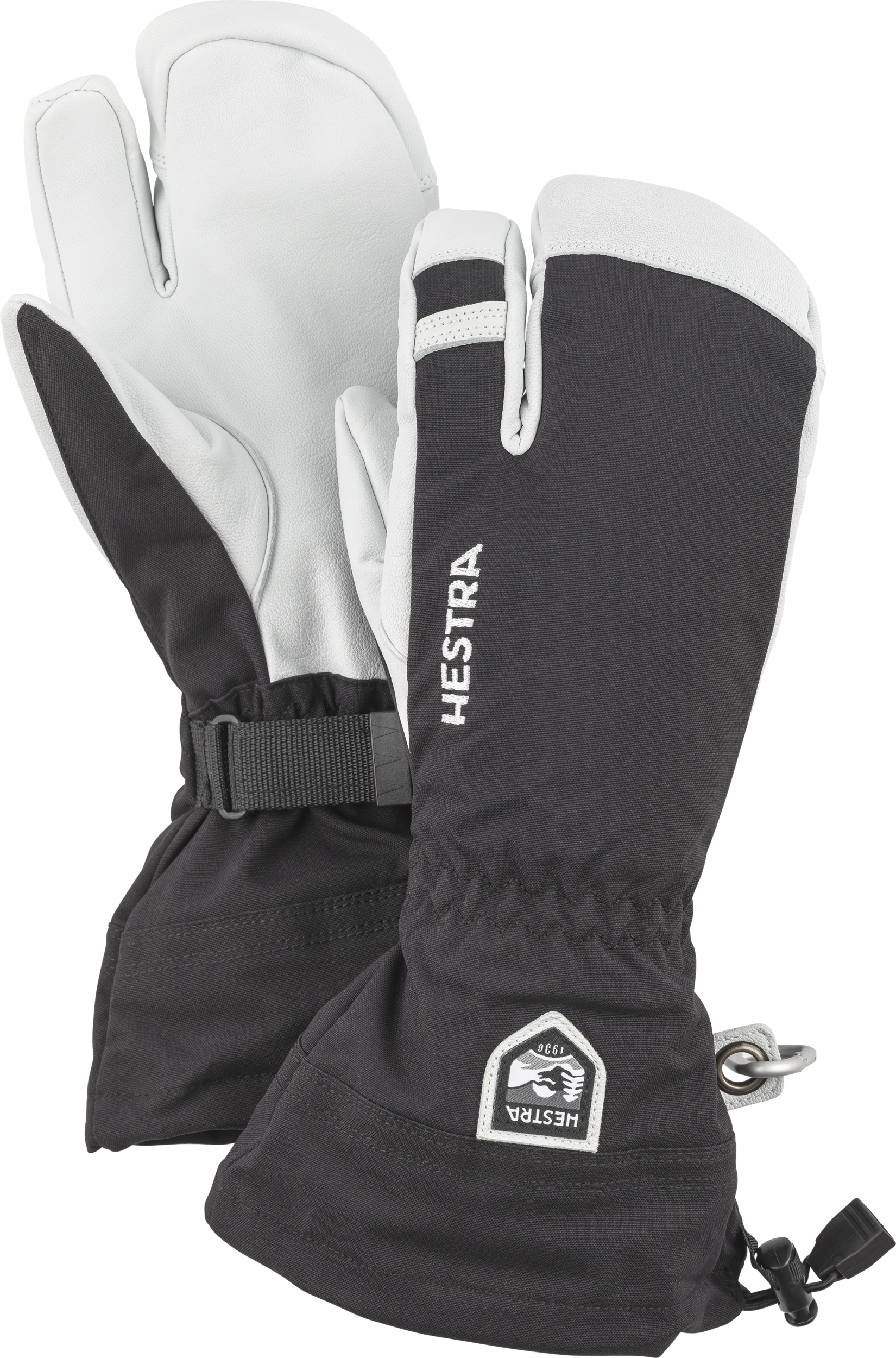 HESTRA ARMY LEATHER HELI SKI 3-FINGER Ski- & Snowboardhandschuhe HESTRA CK 100 10