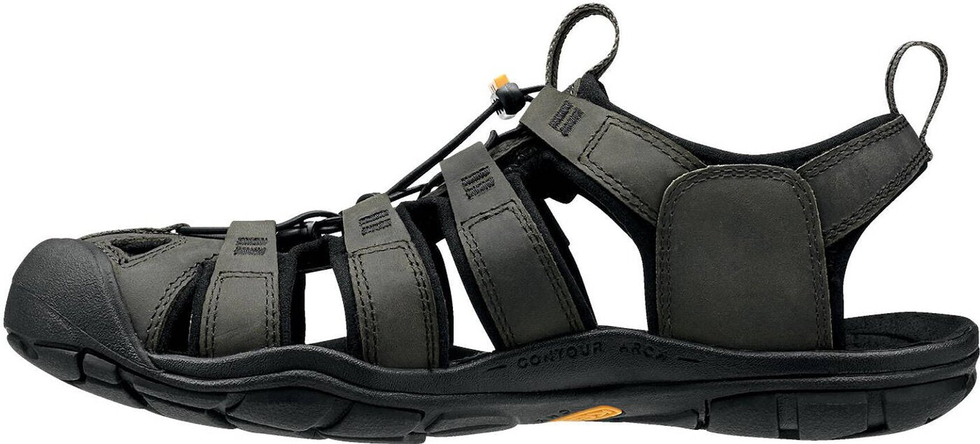 KEEN CLEARWATER CNX LEATHER M-MAGNET/BLA Trekkingsandalen KEEN NA MAGNET/BLACK 41