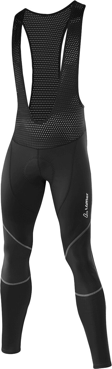 LÖFFLER M BIKE BIB TIGHTS WS ELASTIC Fahrradhosen LÖFFLER BLACK 48