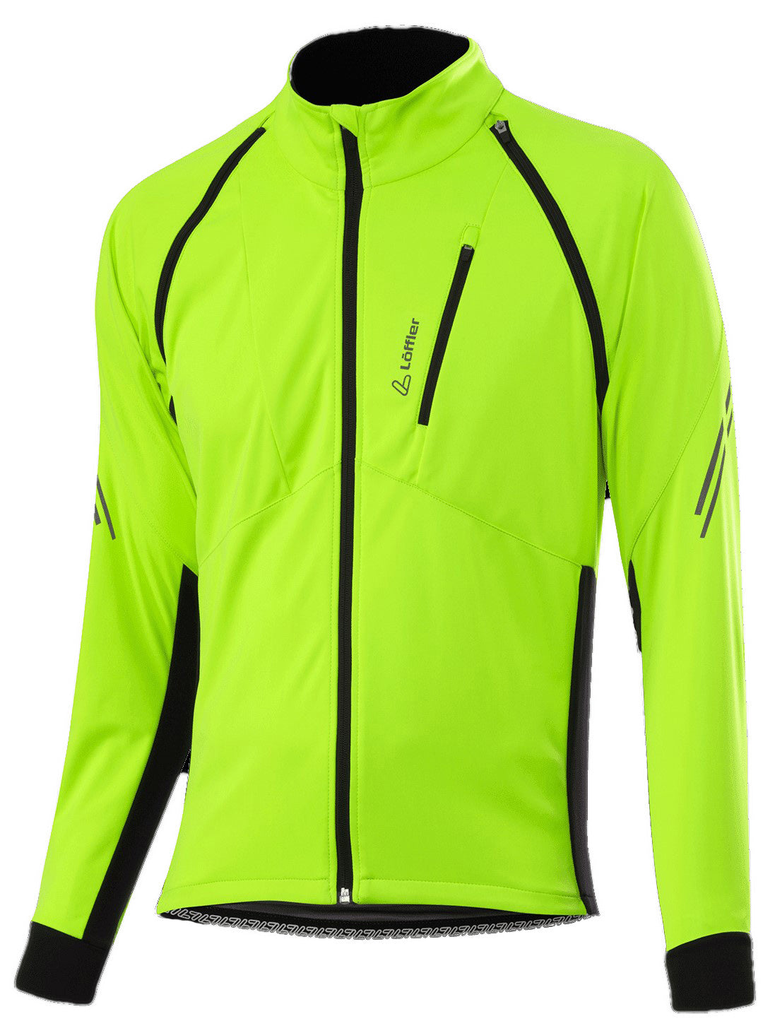 LÖFFLER M BIKE ZIP-OFF JACKET SAN REMO Fahrradjacken LÖFFLER NEON YELLOW 58