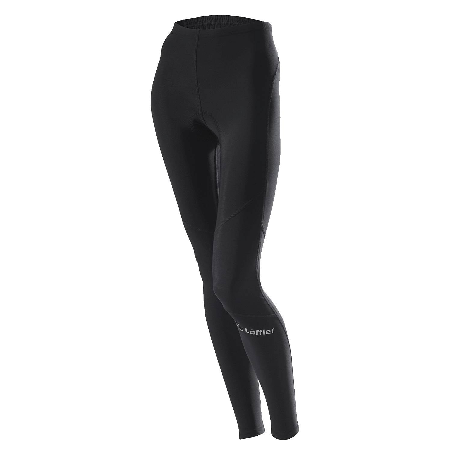 LÖFFLER W BIKE TIGHTS THERMO ELASTIC FAHRRADHOSE DAMEN Fahrradhosen LÖFFLER BLACK 34