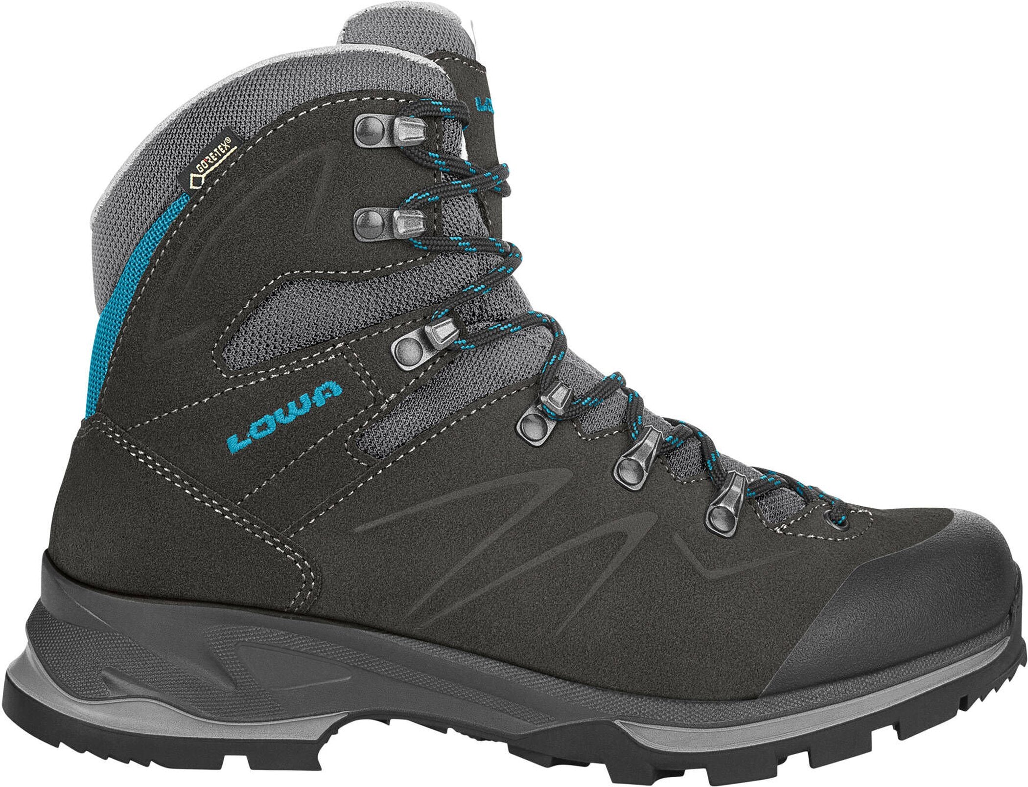 LOWA BADIA GTX WS Bergstiefel LOWA 9743 ANTHRAZIT/BLAU 37.5