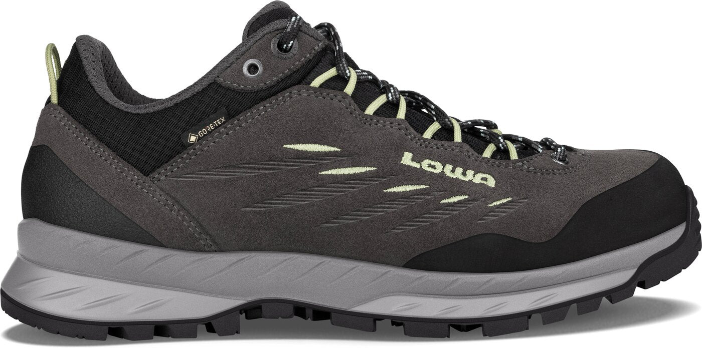 LOWA DELAGO GTX LO WS Trekkingschuhe LOWA 9752 ANTHRAZIT/MINT 37.5