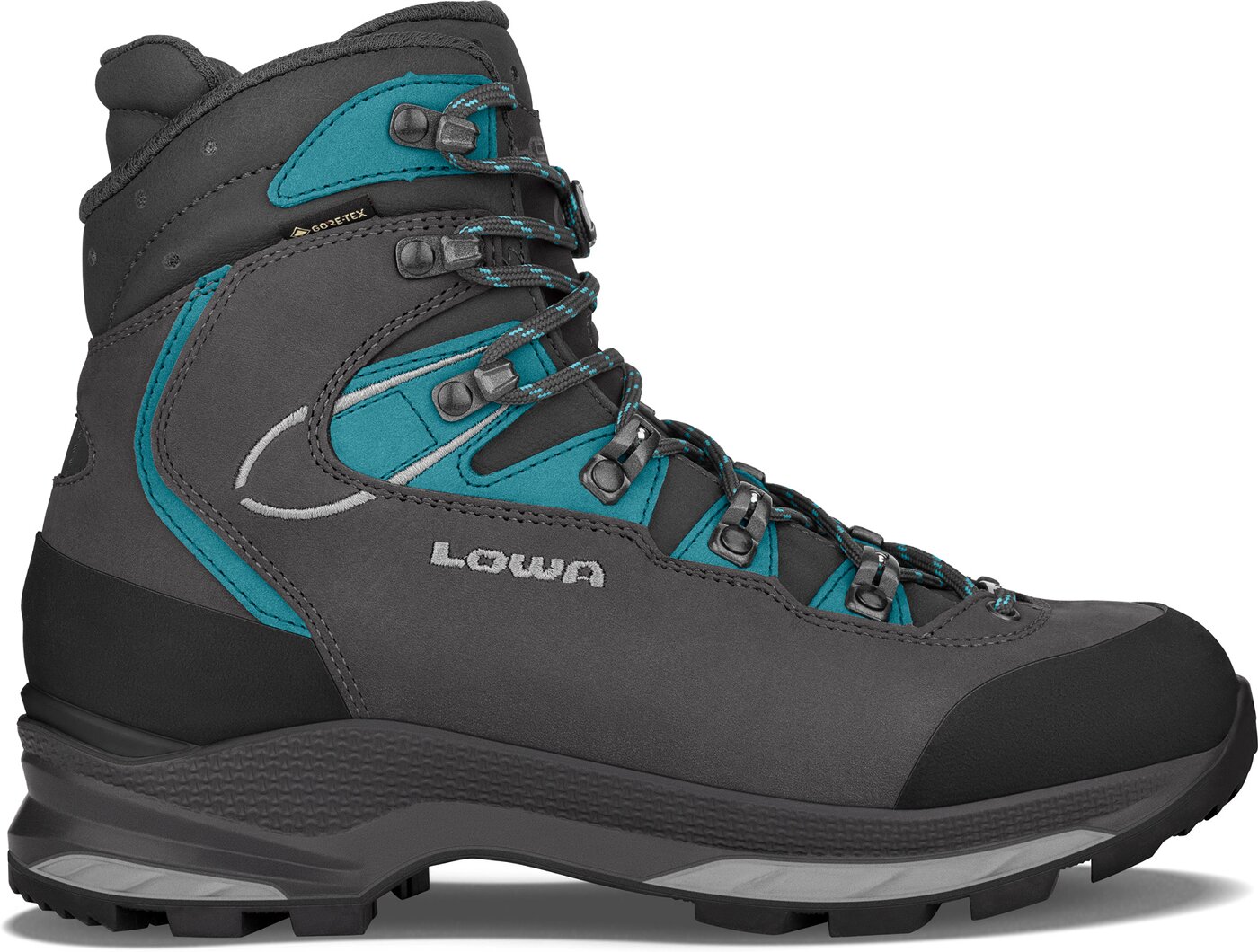 LOWA MAURIA EVO GTX Ws Trekkingschuhe LOWA 9768 ANTHRAZIT/TUERKIS 37