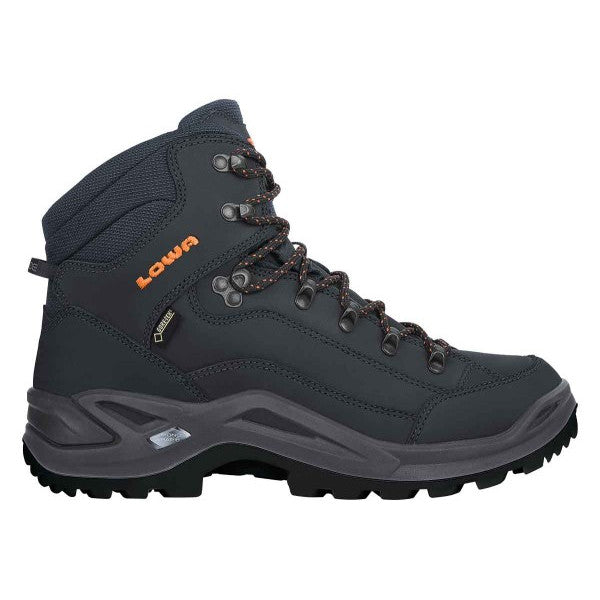 LOWA RENEGADE GTX MID Wanderschuhe Herren Trekkingschuhe LOWA 6910 NAVY/ORANGE 41