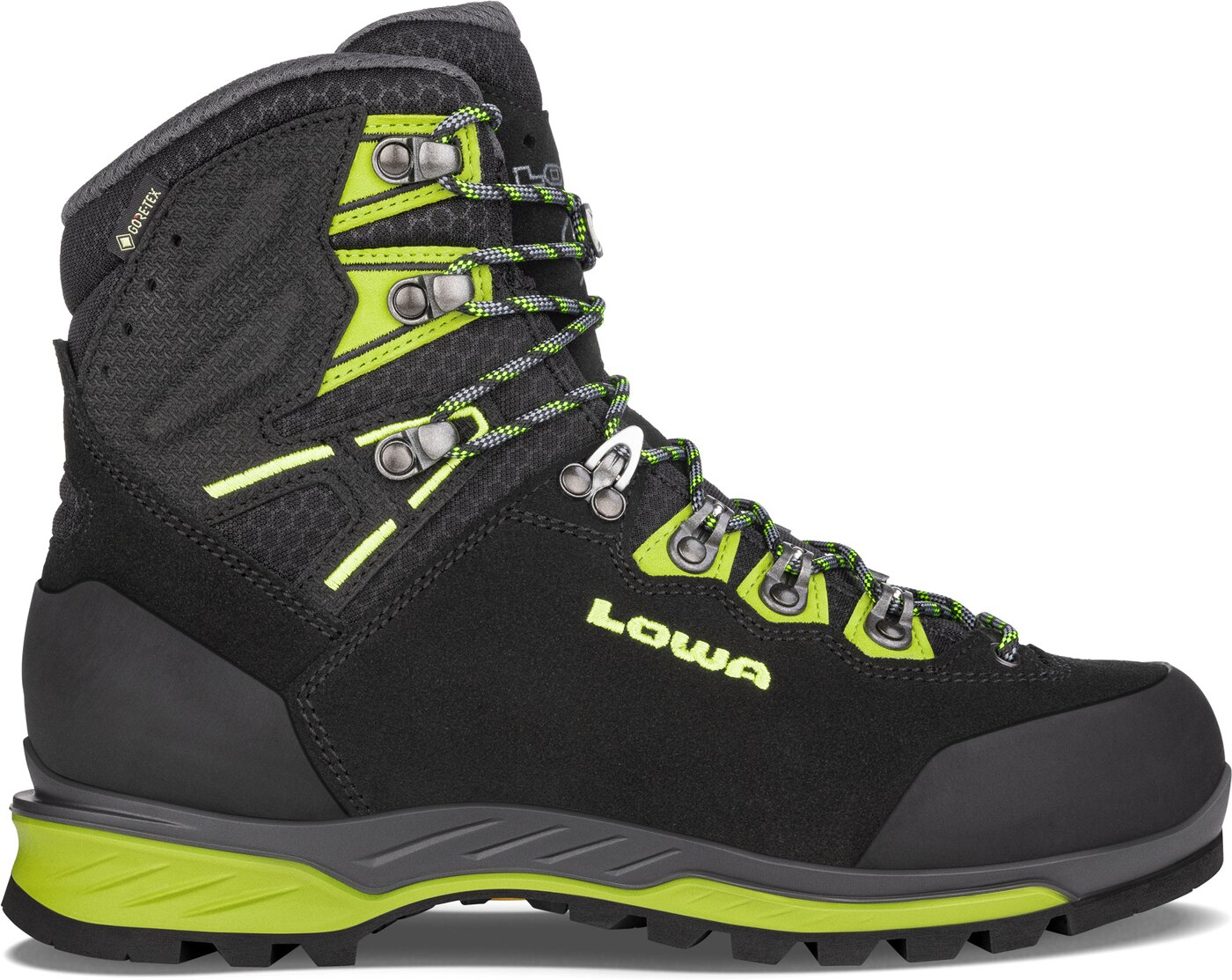 LOWA TICAM EVO GTX Trekkingschuhe LOWA 9903 SCHWARZ/LIMONE 42
