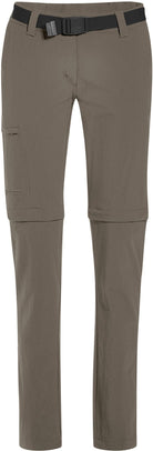 MAIER SPORTS Damen Zip Off Hose "Inara Slim" Wanderhosen MAIER SPORTS teak 34